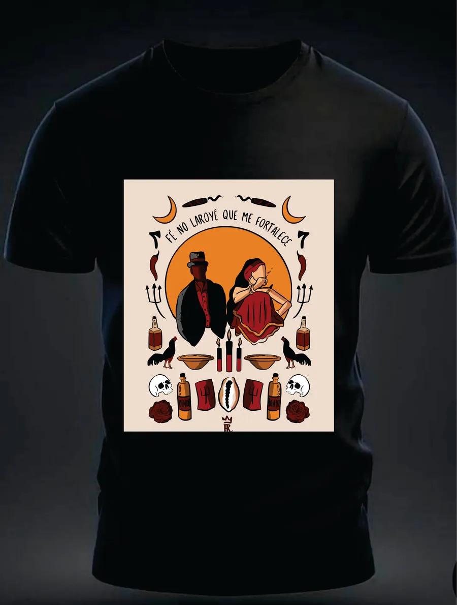 Camiseta Exu e Pombagira — Na Noite — Rei 7 da Lira